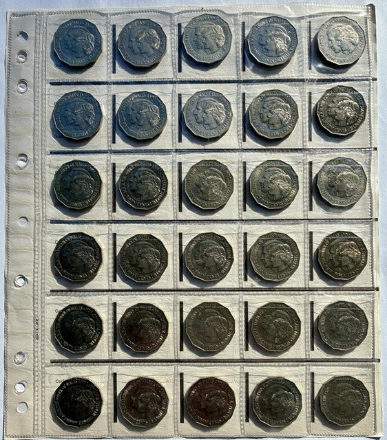 Australia 30 x Commemorative Royal Wedding 1981 Fifty Cent Coins