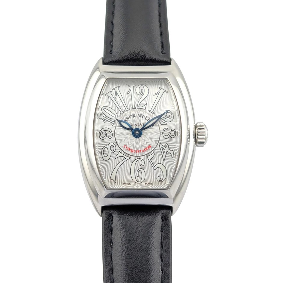 FRANCK MULLER CONQUISTADOR QUARTZ 28MM STAINLESS STEEL 8005LQZ WXO