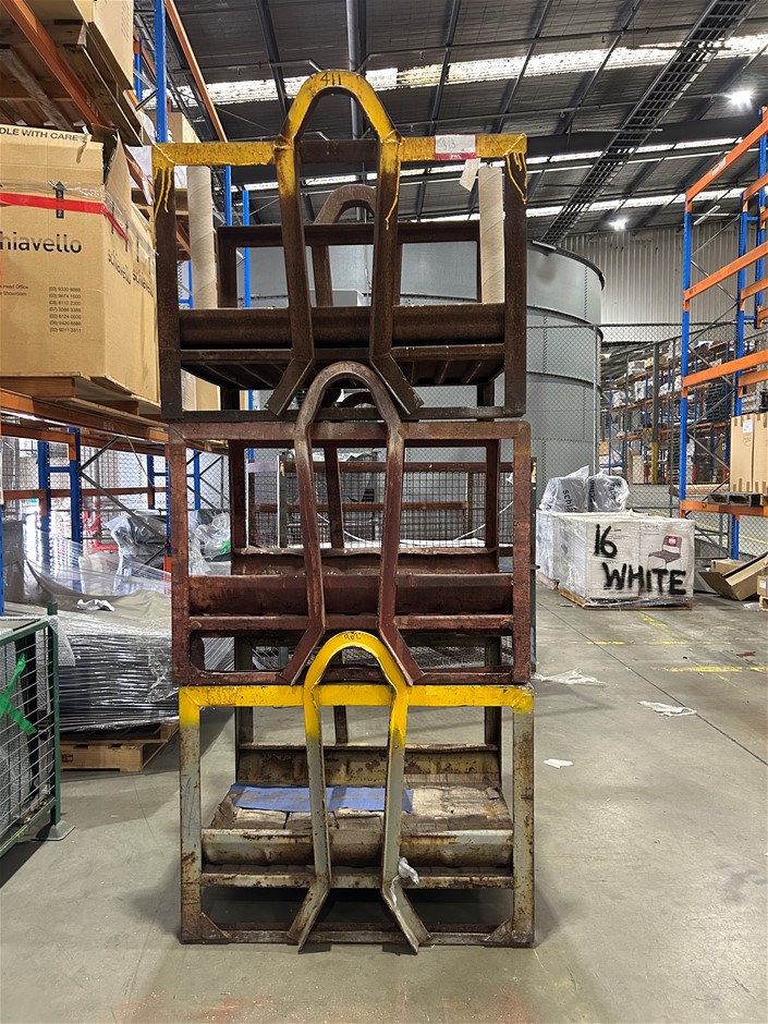 Stackable Steel Tote Stillages (Qty 3)
