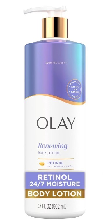 2 x OLAY Renewing Retinol Hand & Body Lotion, 502ml.