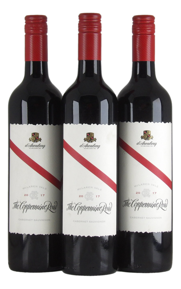 d'Arenberg Coppermine Road Cabernet Sauvignon 2017 (3x 750mL) McLaren Vale