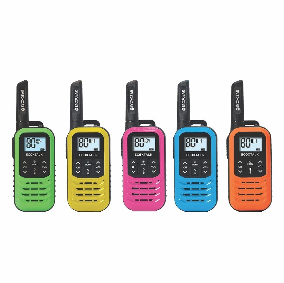 ECOXGEAR Handheld Radio Walkie Talkie 5-Piece, EXG50-5PKCT2026. N.B: Not in