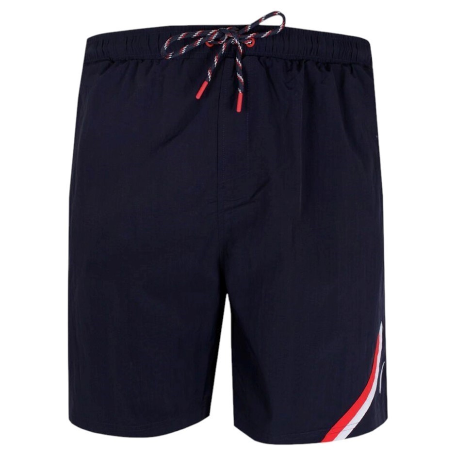 NAUTICA Men's Stripe Swim Short, Size L, Navy (4NV), NAT50225. Buyers Note
