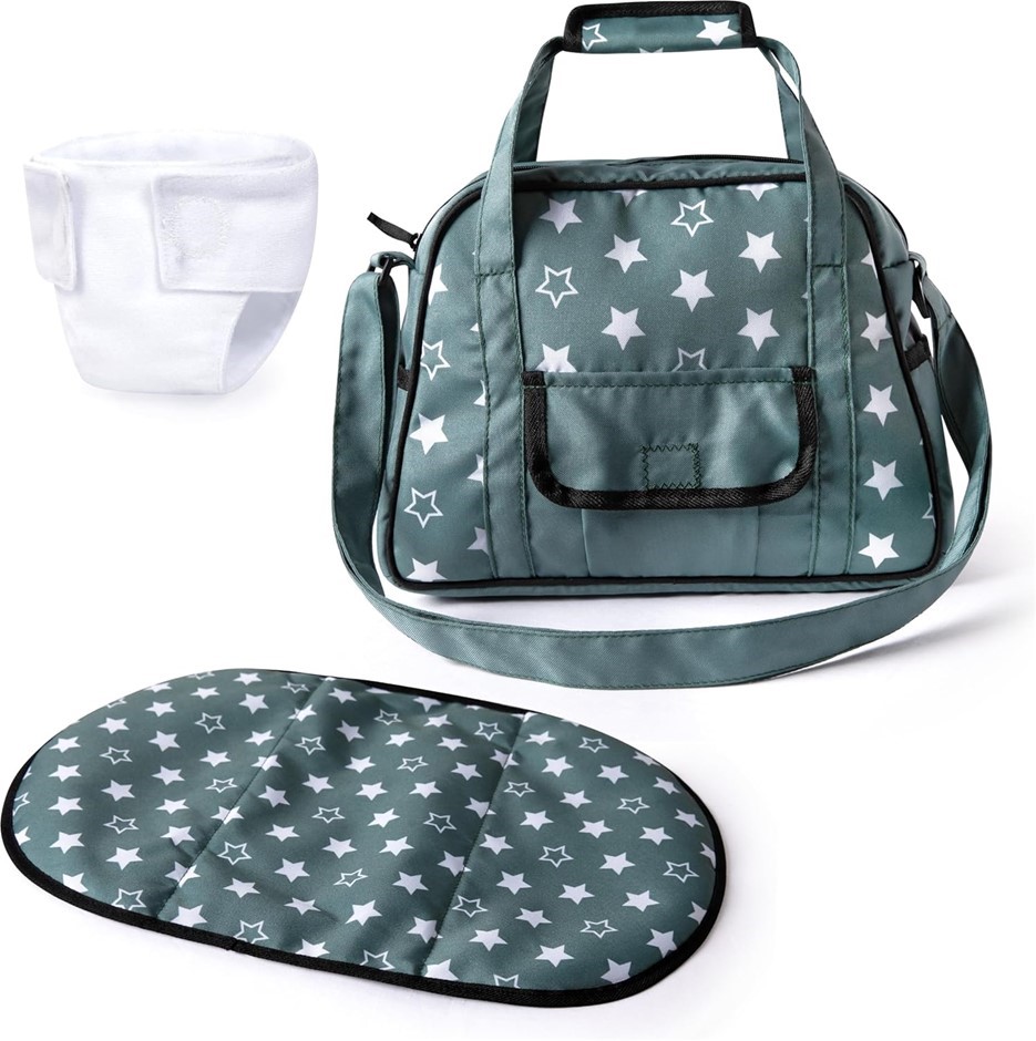 BAYER DESIGN Changing Bag for Dolls, Changing mat, Sewing Diaper, Nappy, Do