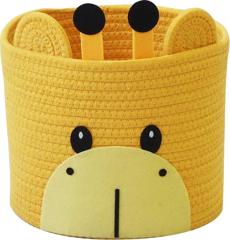 T&T Homewares - Small Woven Cotton Rope Storage Basket