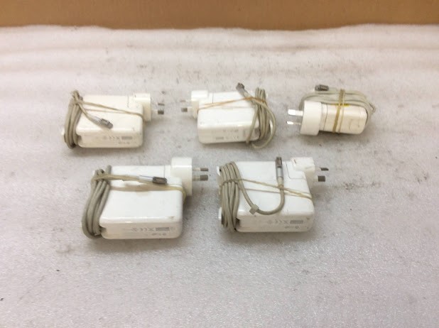 Apple Mixed Model Power Adapters (Lot of 5)