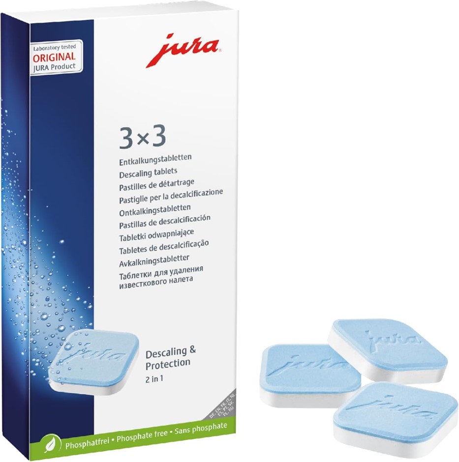Jura 2-Phase Descaling Tablets - Pack of 9
