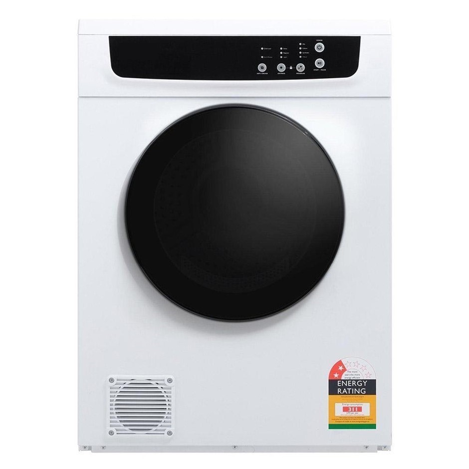Premium 7kg Vented Dryer, White (59.5cm x 84.0cm x 55.5cm) NB: minor use