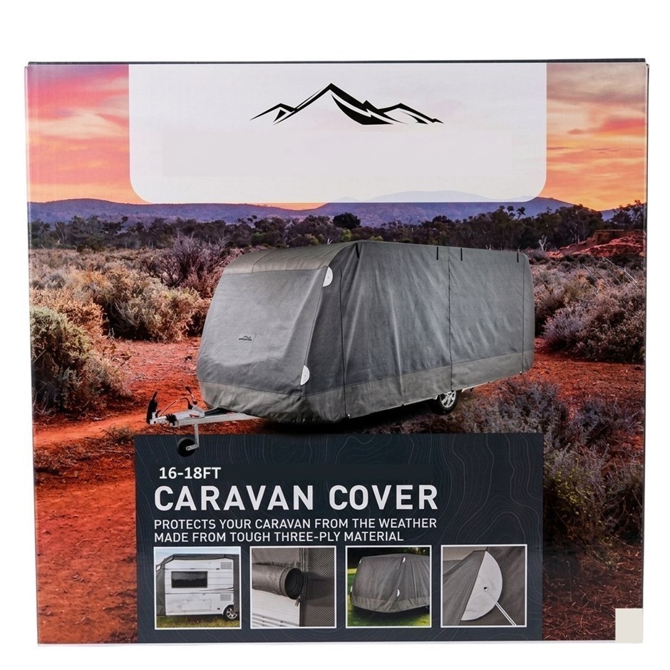 Premium Caravan Cover 16-18 FT - All-Weather Waterproof Trailer Protection