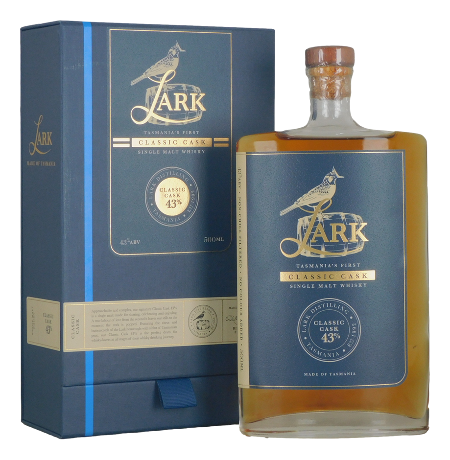 Lark Classic Cask (1x 500mL), Tasmania.