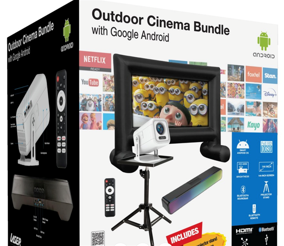 CLOSING DOWN SALE: Outdoor Cinema Bundle with Google Android