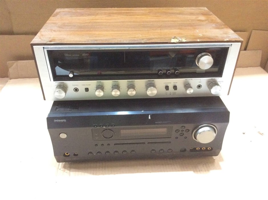 Integra DTR-5.5 AV Receiver + Sansui 5050 Stereo Receiver