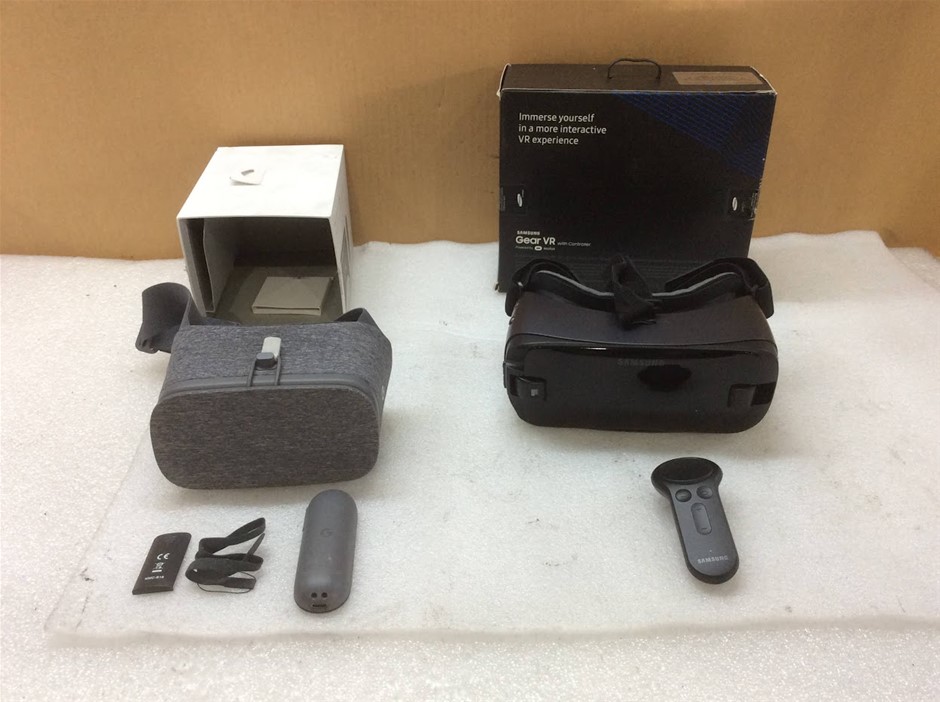 Google Daydream View VR Headset + Samsung Gear VR With Controller VR