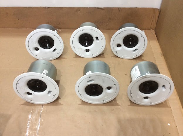Turbosound TCS-C50T Ceiling Loudspeaker (Lot of 6)