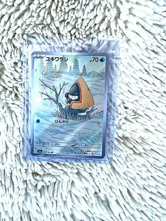 Snorunt AR Japanese snowy illustration rare card.