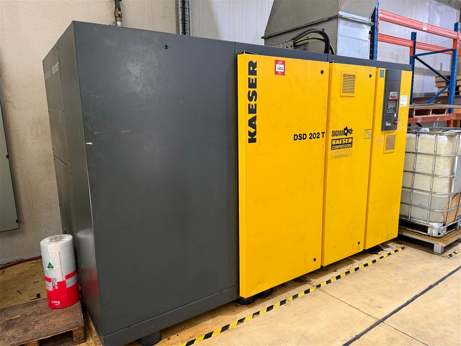 2014 Packaged Kaeser Screw Compressor With Air Dryer