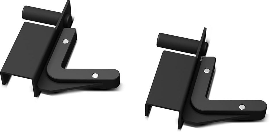Cortex J-Hooks for Suits PR/SR Series, Black (Pack of 2)