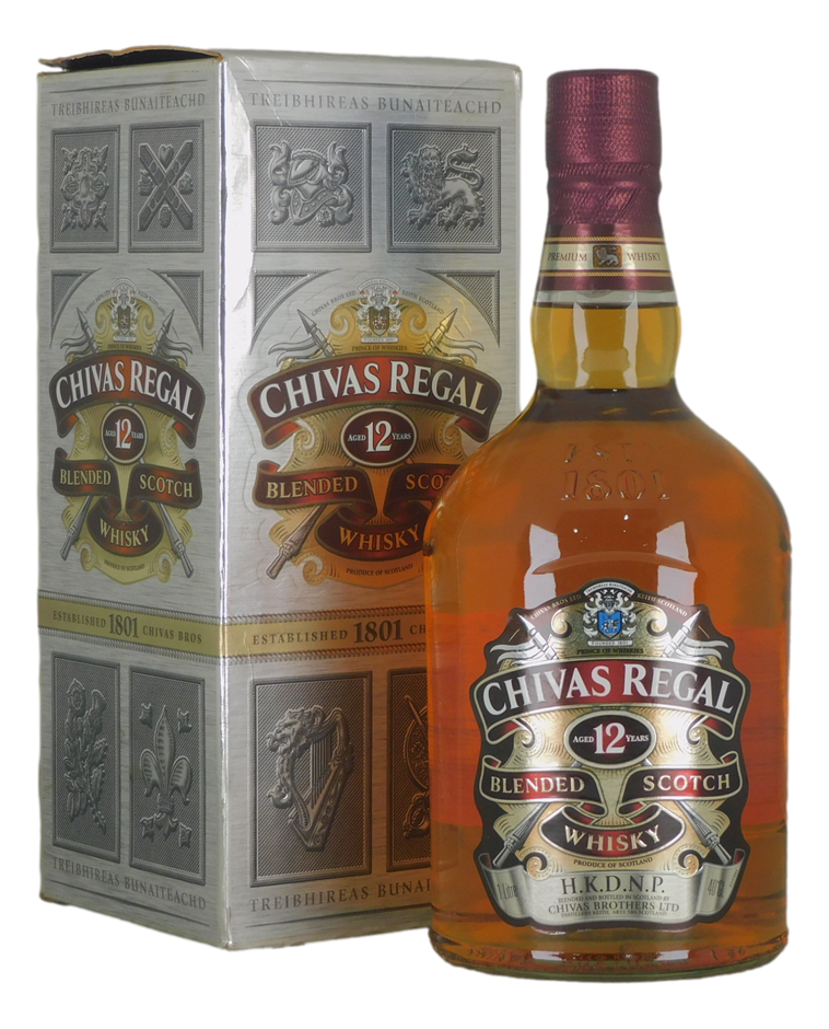 Chivas Regal Aged 12 Years Blended Scotch (In Box) (1x 700mL) Scotland