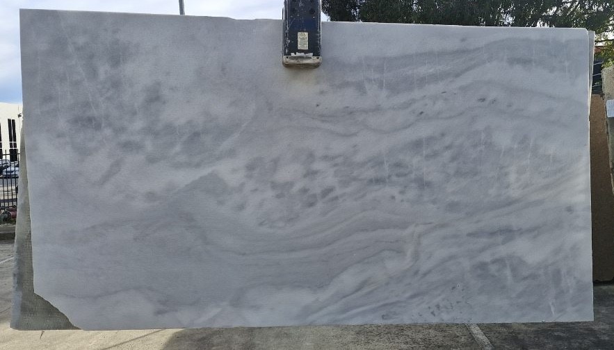 Marble Stone Slabs Thassos Cloud HONED (GREECE)