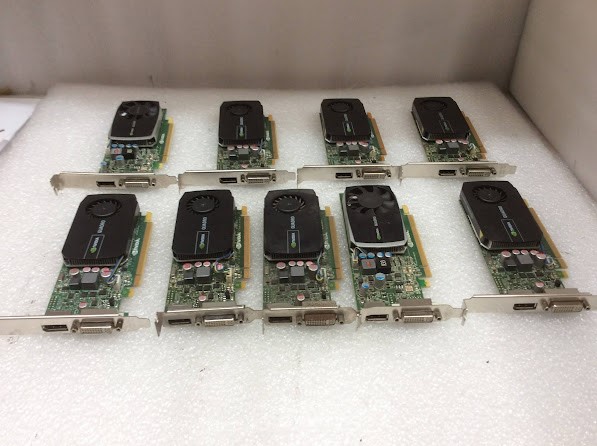 NVIDIA Quadro 600 Mixed Model Graphics Cards (Lot of 9)