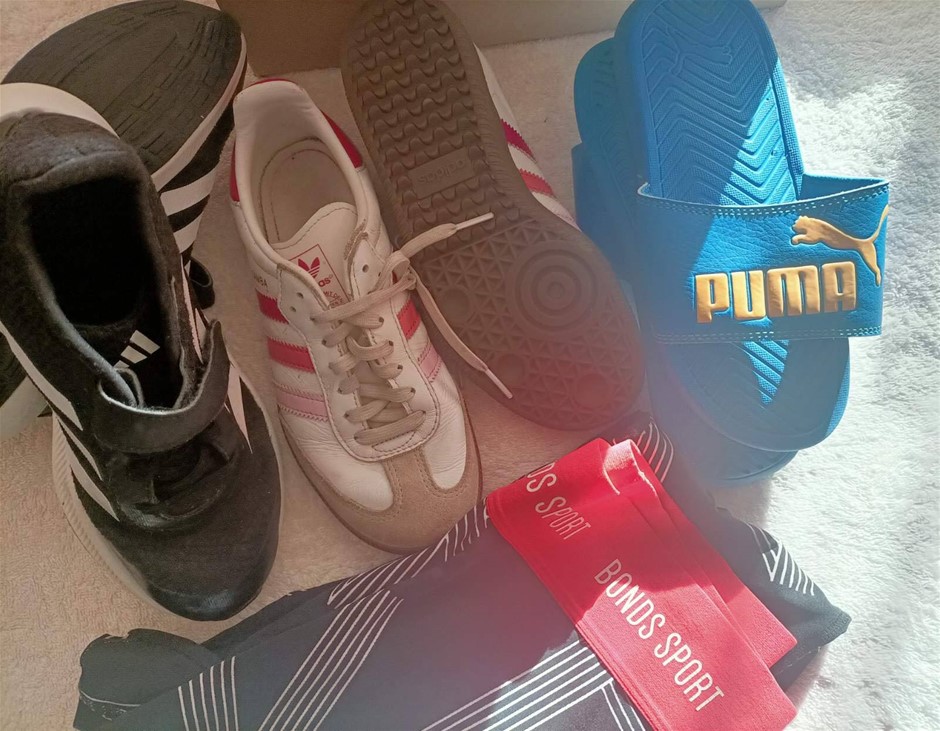 Adidas Shoes , Puma Sleeper , 23.5 - 24 and Bonds Sports Pants M 