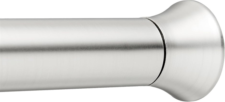 2 X AMAZON BASICS Easy Install Shower Curtain Tension Rod, Adjustable Lengt