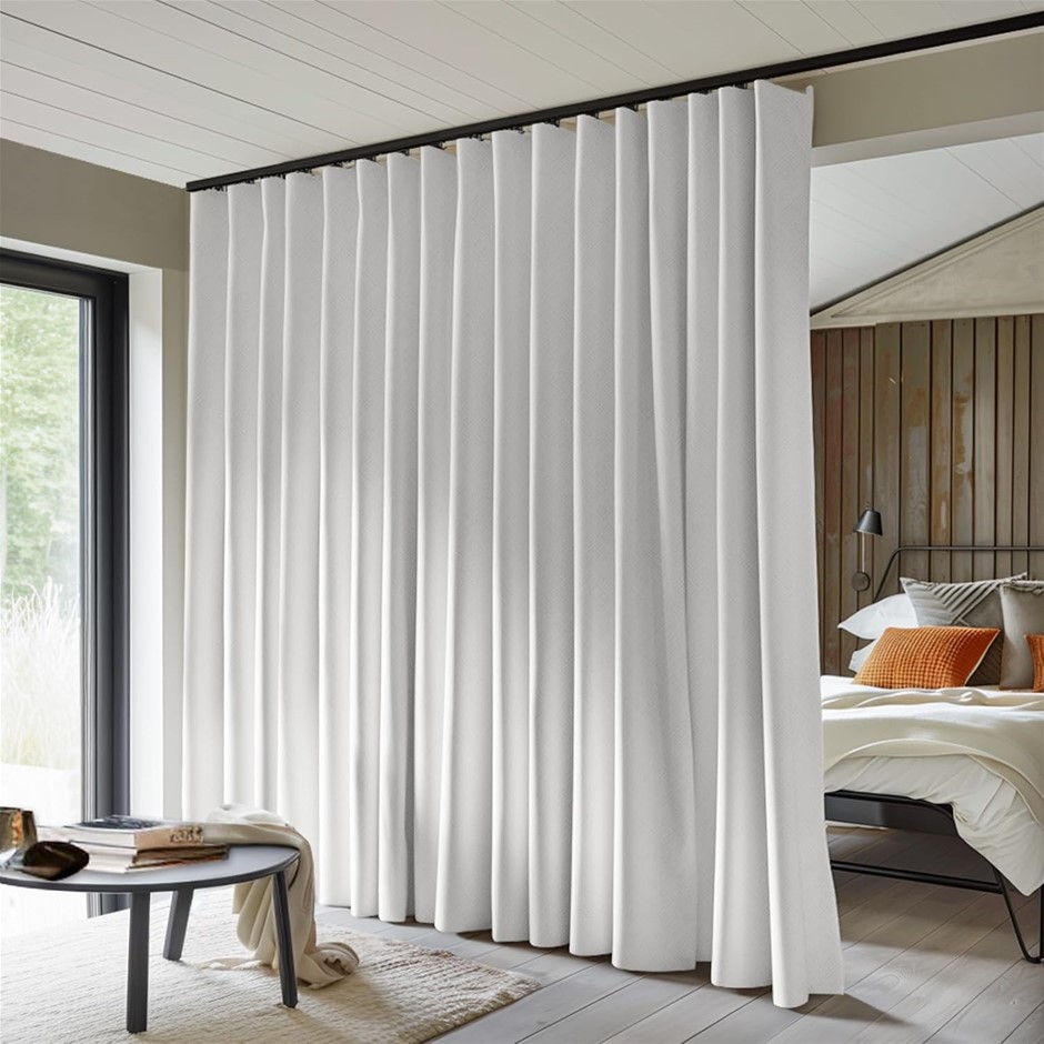 MAKEFEILE  Room Divider Curtains Total Blackout Privacy Curtain