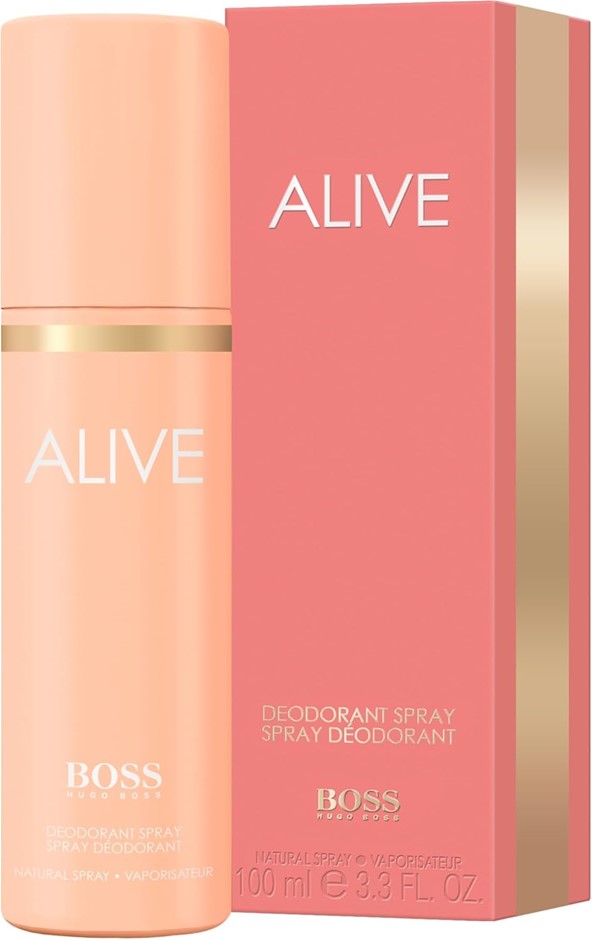 HUGO BOSS 100ml Women's Alive Deo Spray. Buyers Note - Discount Freight Ra