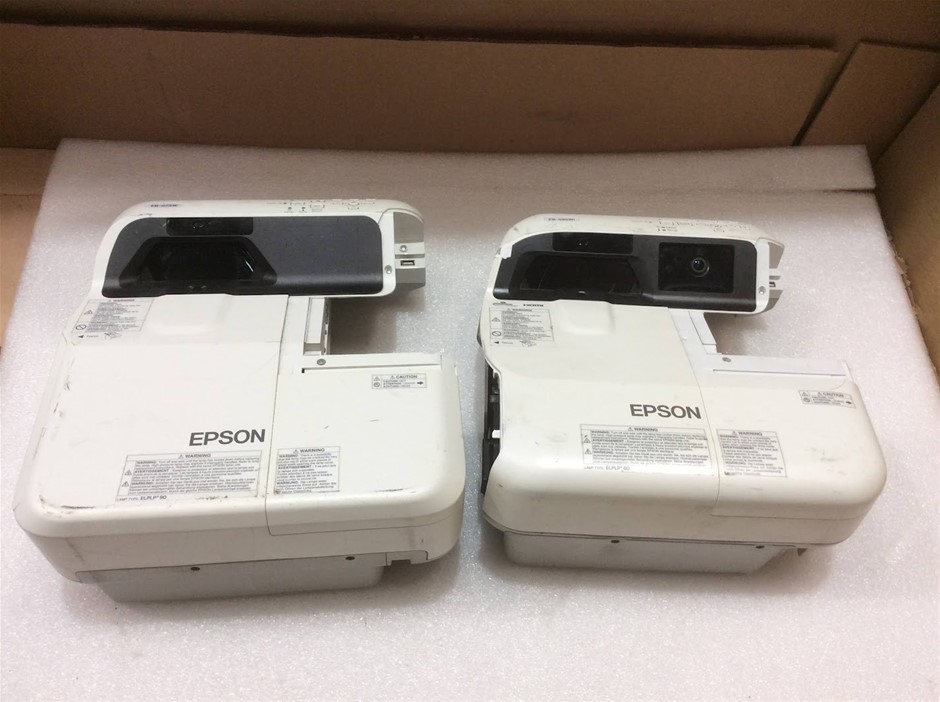 Epson EB-595Wi and EB-675W LCD Projector (Lot of 2)