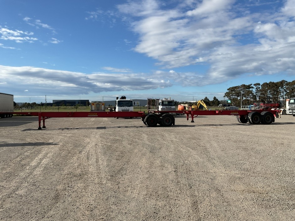 <p>2024 Tiger Trailers ST2 Skeletal A/B Combination</p>