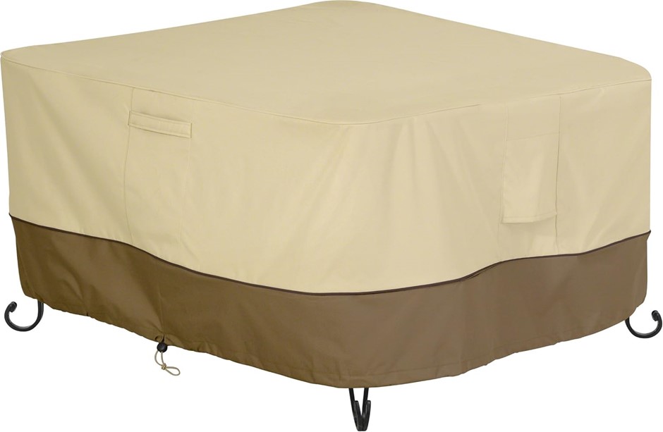 CLASSIC ACCESSORIES Veranda Water-Resistant 42 Inch Square Fire Pit Table C