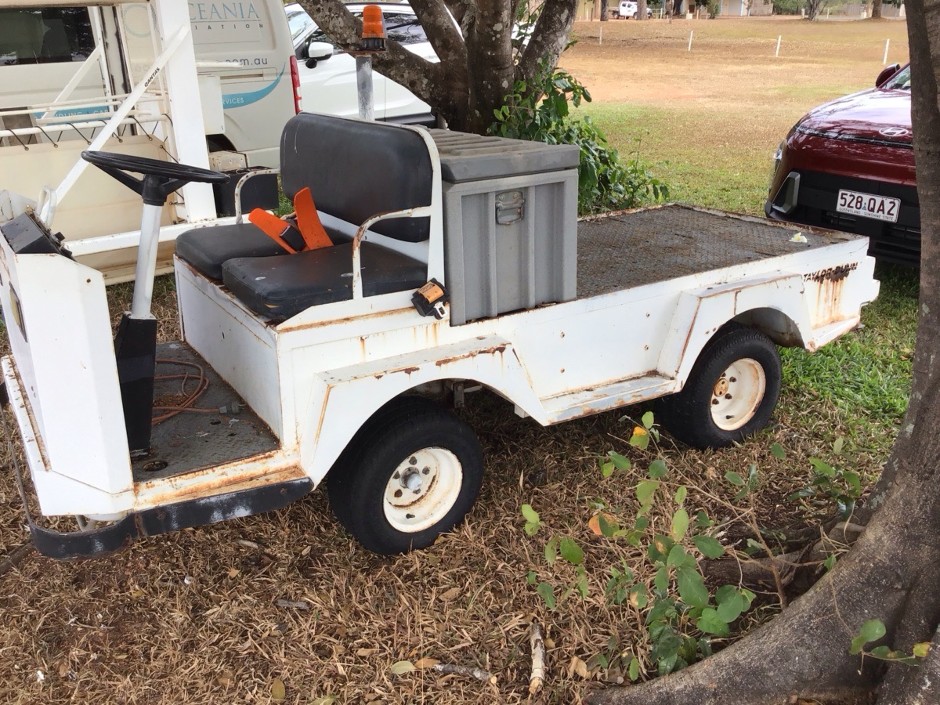 Taylor Dunn Electric Baggage Tug