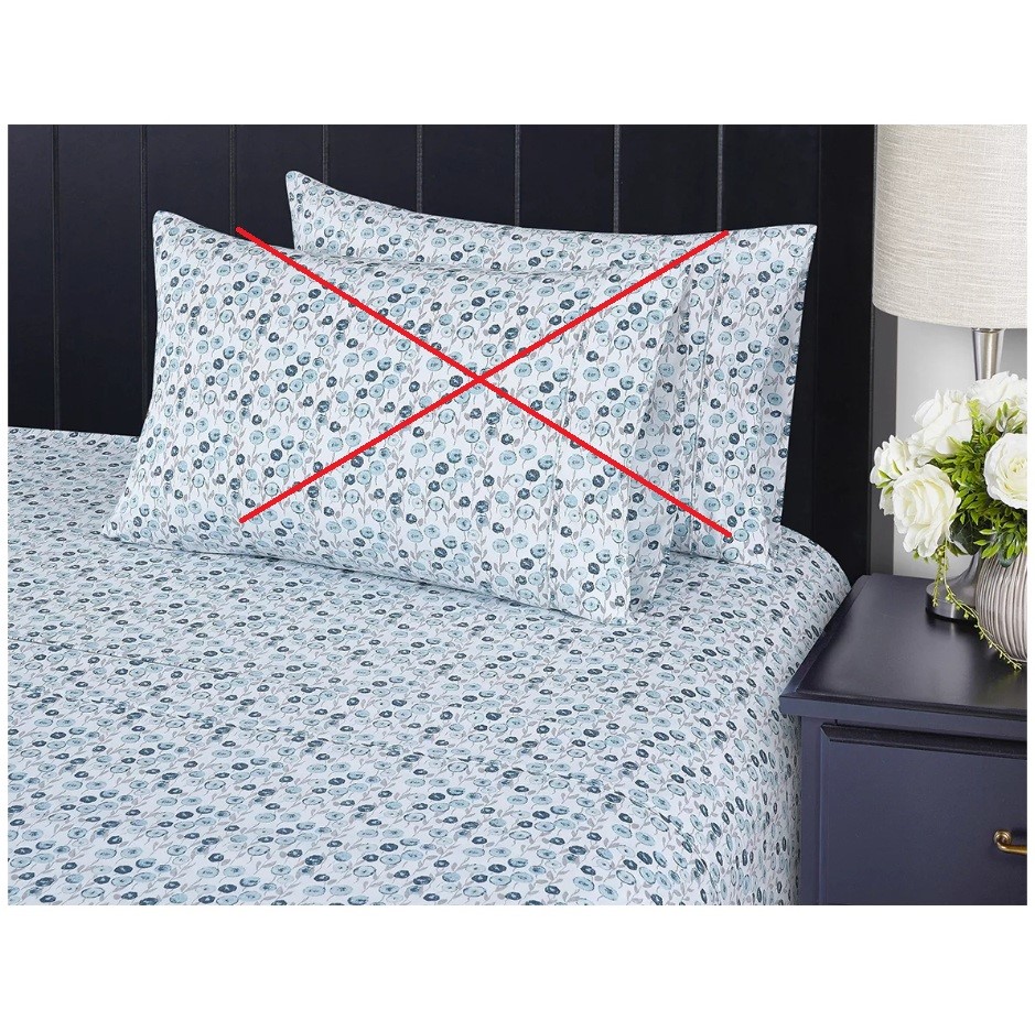 SOUTHPOINT Sheet Set Queen, 6 Piece, Valerie Floral. N.B: 2 x pillowcases a