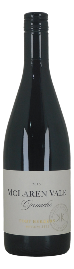 Toby Bekkers Grenache 2015 (1x 750mL), McLaren Vale.