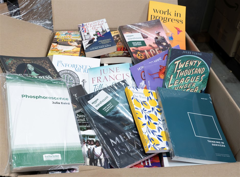 Approx. 550 x Assorted Hardcover & Paperback Books, Novel, Educational, Coo