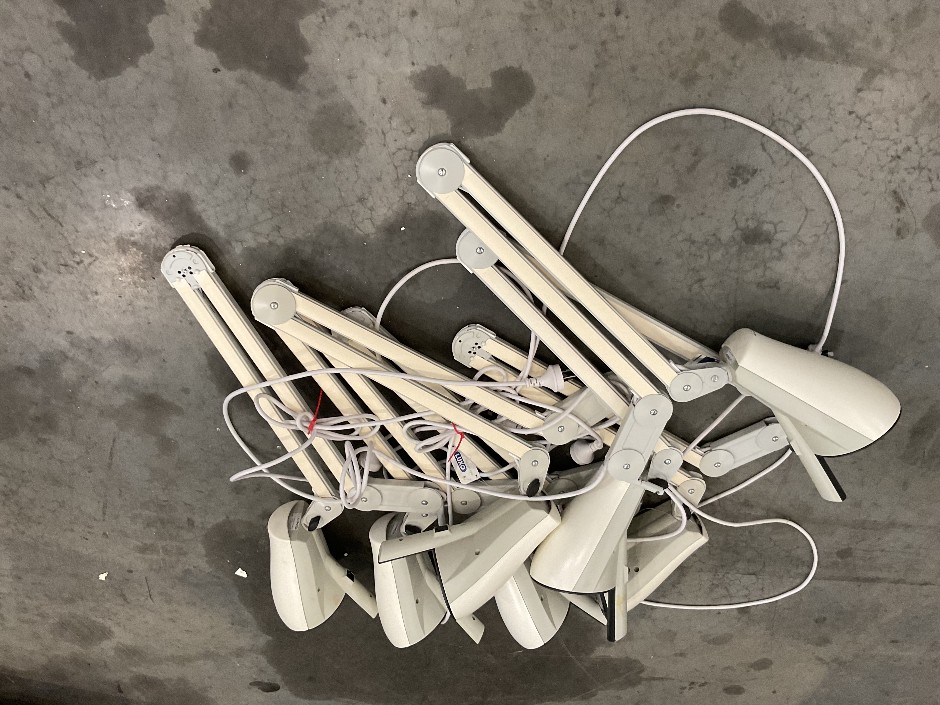 Luxo Brand Medical Lamps x7