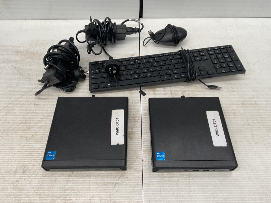 HP Mini Pro Desktop pc's - x2
