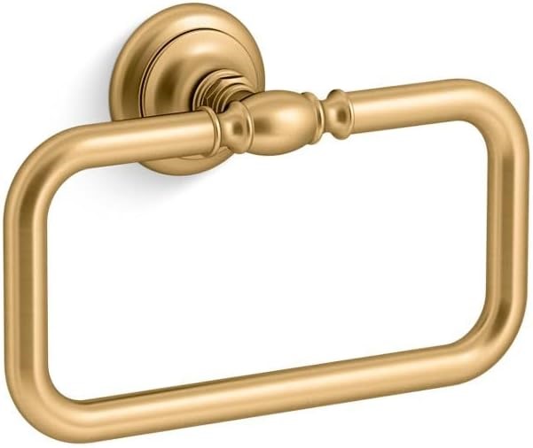 KOHLER 72571-2MB K-72571-2MB Artifacts Towel Ring, Vibrant Brushed Moderne