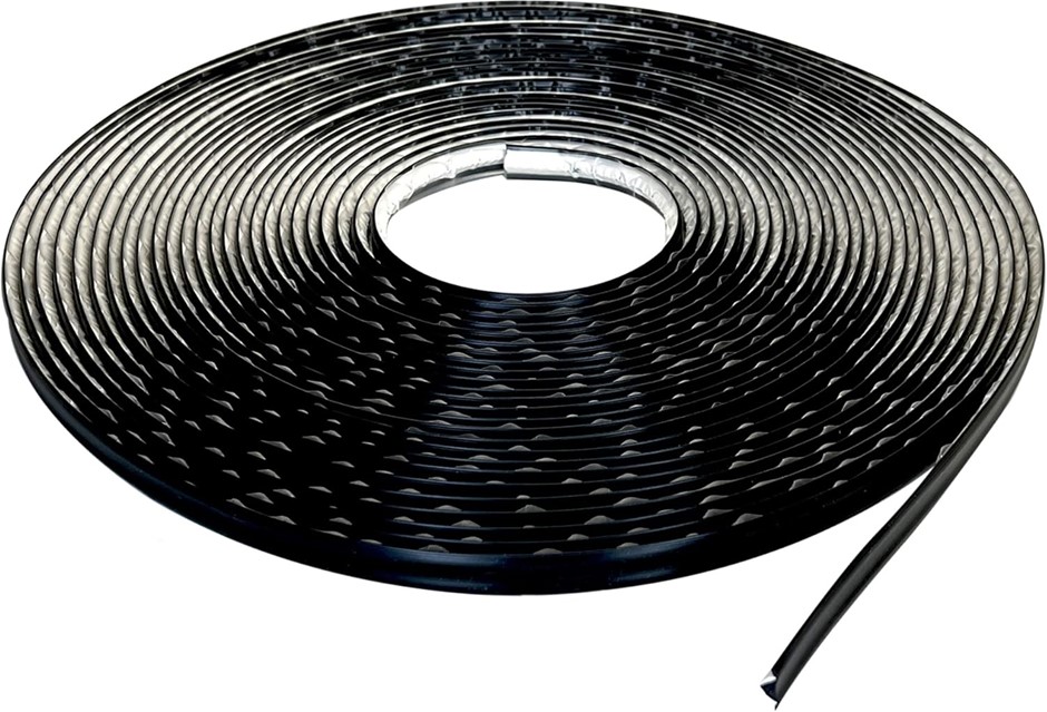 2 x INSTATRIM The Original Flexible Trim - 50ft Black 3/4" Wide Caulk Tape