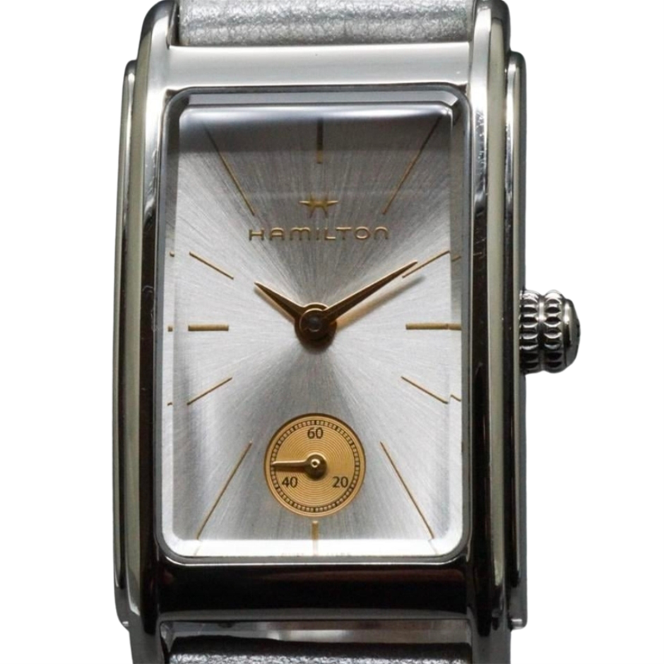 HAMILTON ARDMORE QUARTZ 19MM X 27MM STAINLESS STEEL H112210 SILVER PXO COA