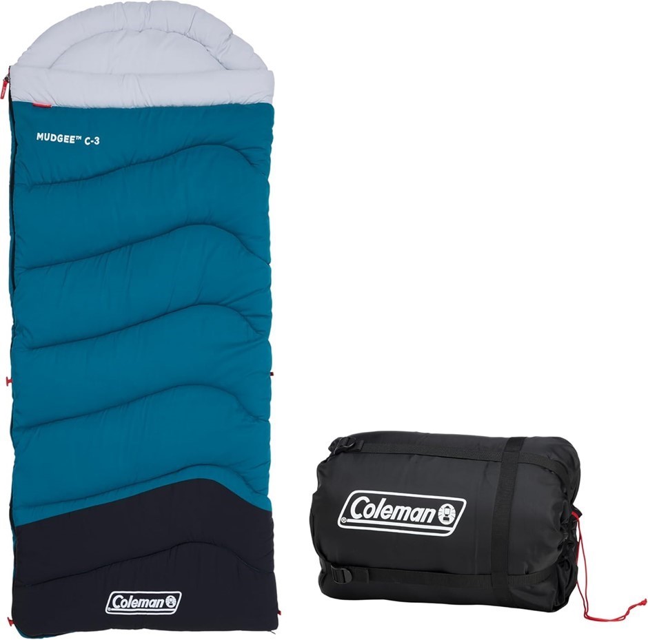 COLEMAN MUDGEE -3°C Kids Sleeping Bag | 175x75cm, Cold Weather, Polyester F