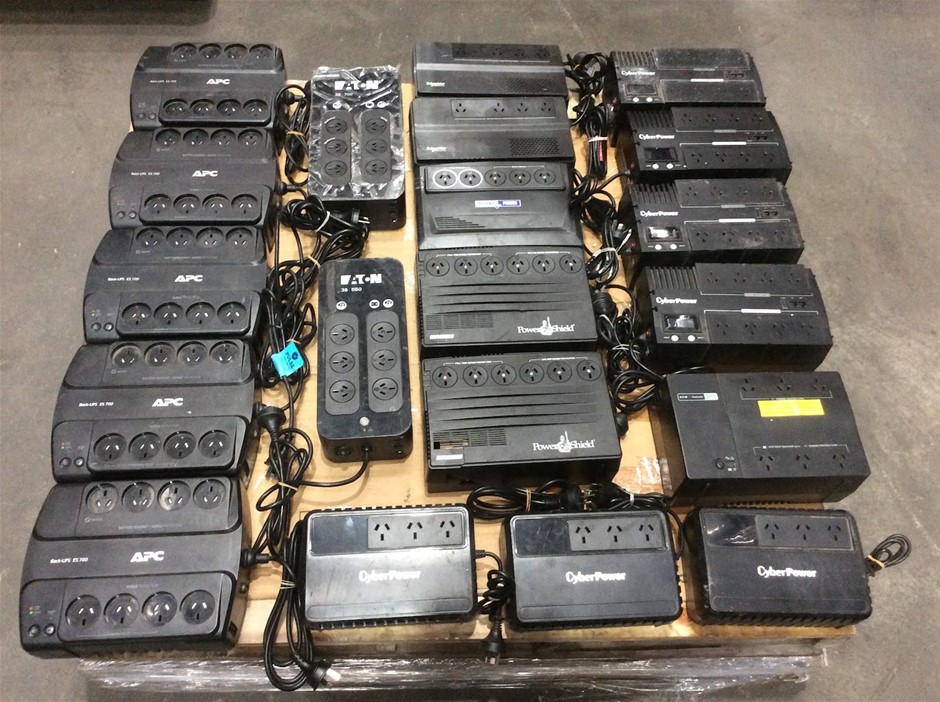 Mixed Brand UPS Battery Backup Units Lot