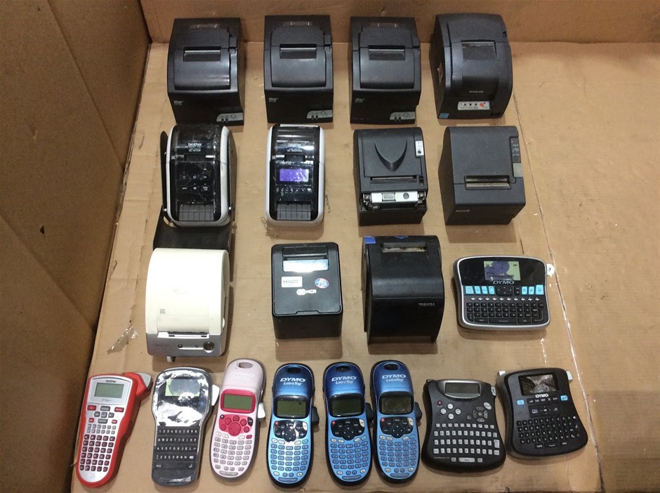 Mixed Brand Label Printers And Label Makers (Lot of 20)