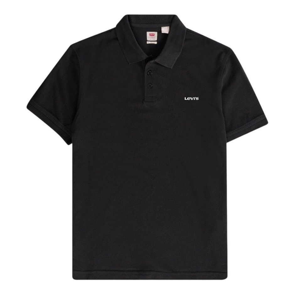 LEVI'S Men's Polo, Size S, 100% Cotton, Black/White (0002), 005RV. Buyers
