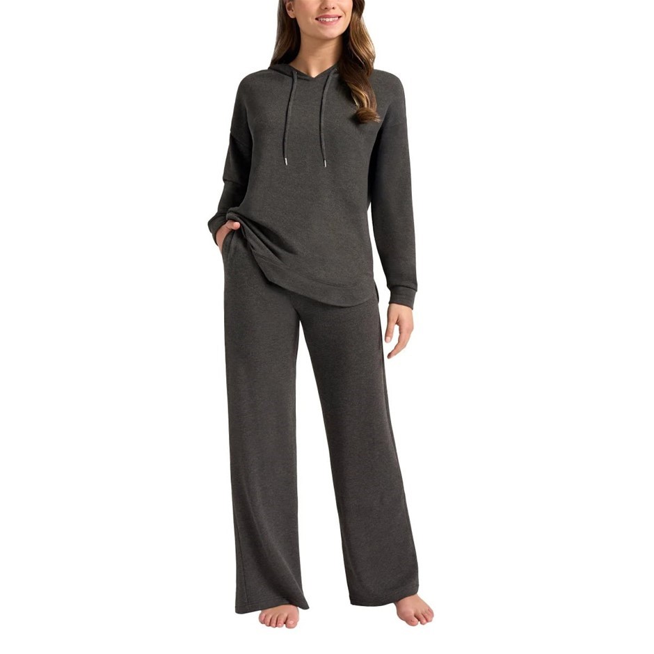 MAX&MIA Women's Modal Lounge Set, Size S, Heather Charcoal Grey. Buyers No