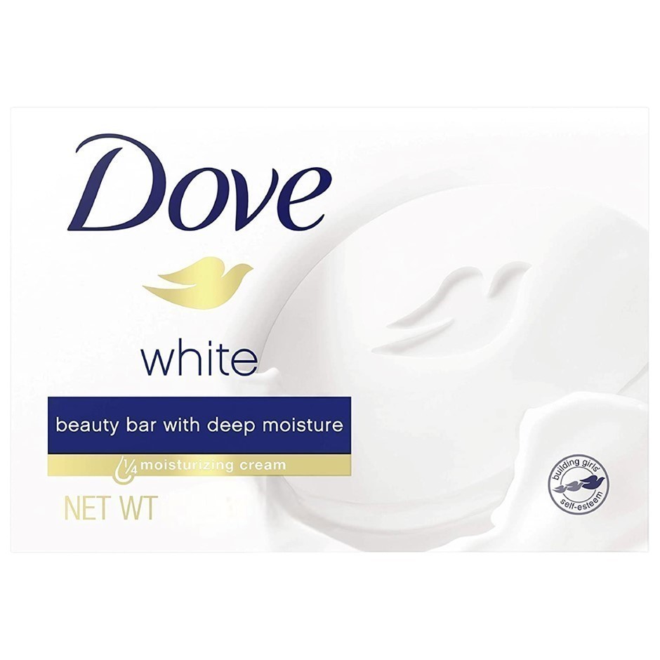 16 x DOVE Original Beauty Soap Bar 106g, White w/ Moisturising Cream. NB: S