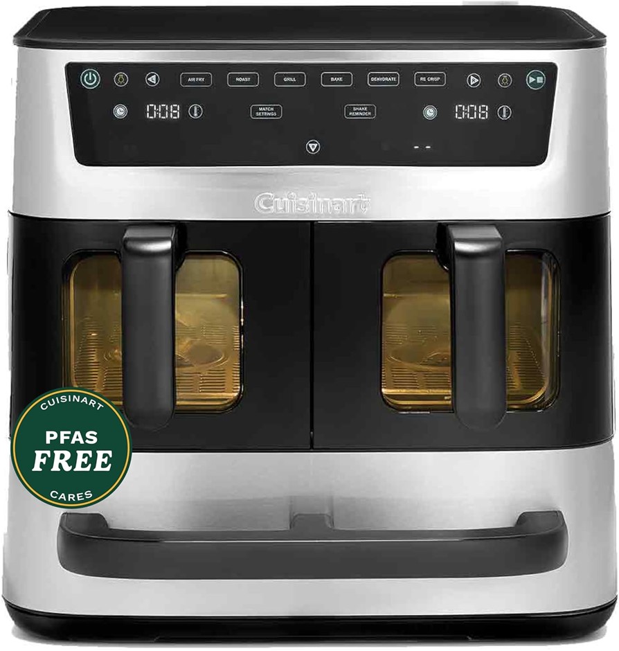 Cuisinart Tri Zone 13.6L Air Fryer & Oven Stainless Steel | PFAS-Free | XXX