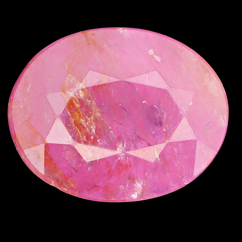 1.61 Carats Pinkish Red Ruby