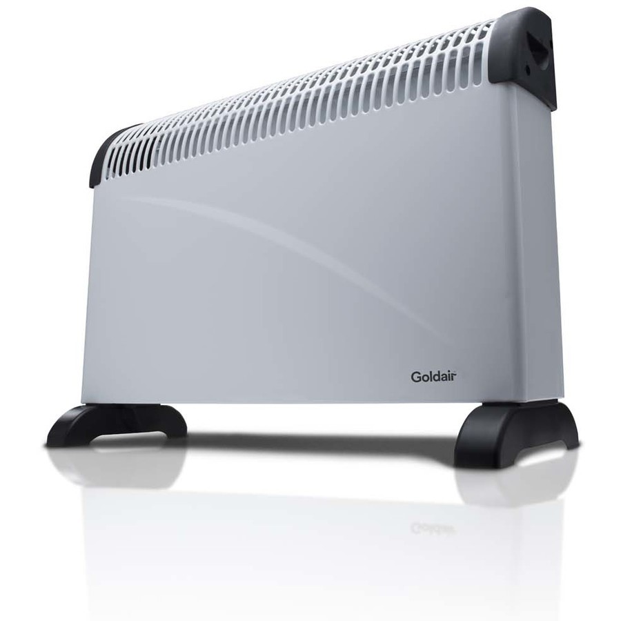 GOLDAIR 2000W Convector Heater. NB: Has been used and slightly damaged box.