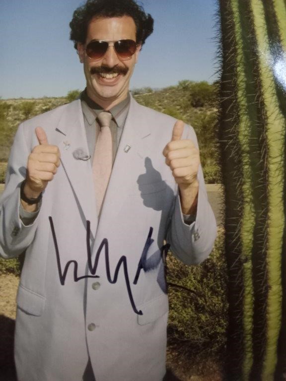 BORAT SIGNED 'BORAT' MOVIE PHOTO